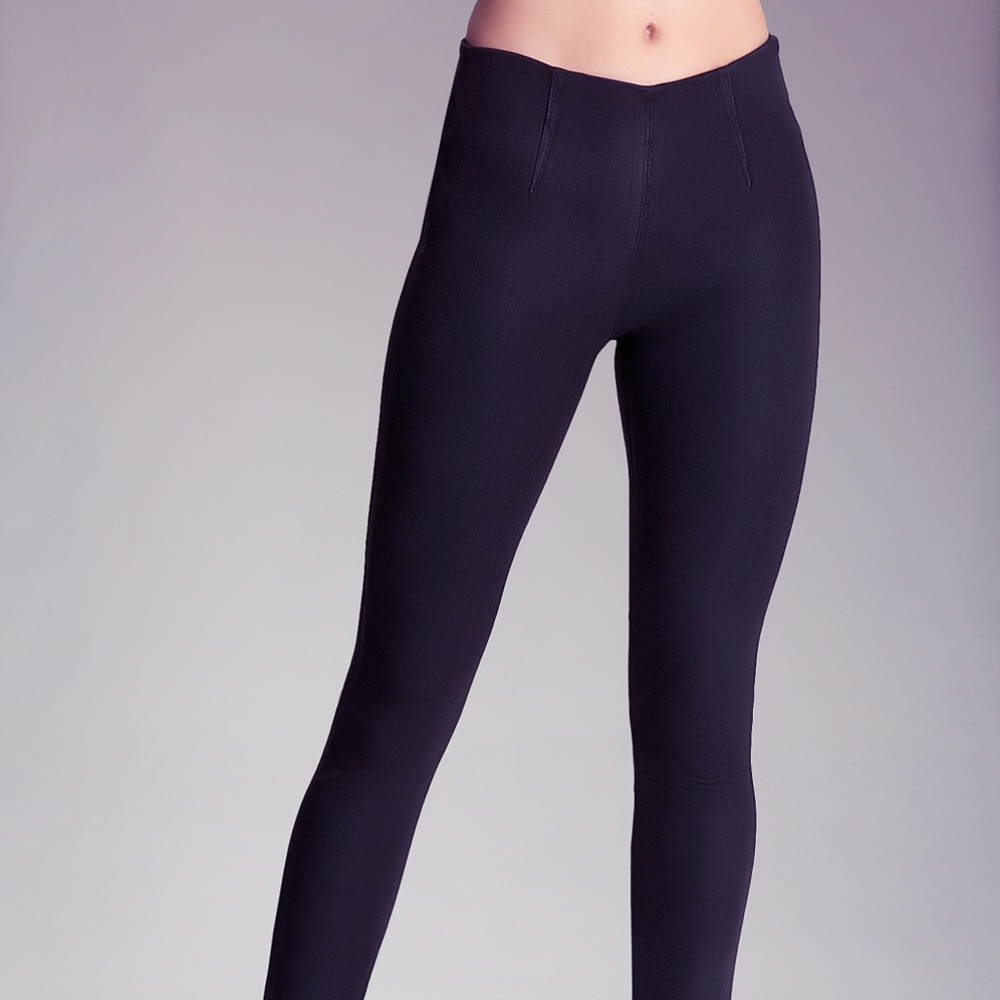 BEBE Skinny Soho Coated Jeans Denim Black Side Zip